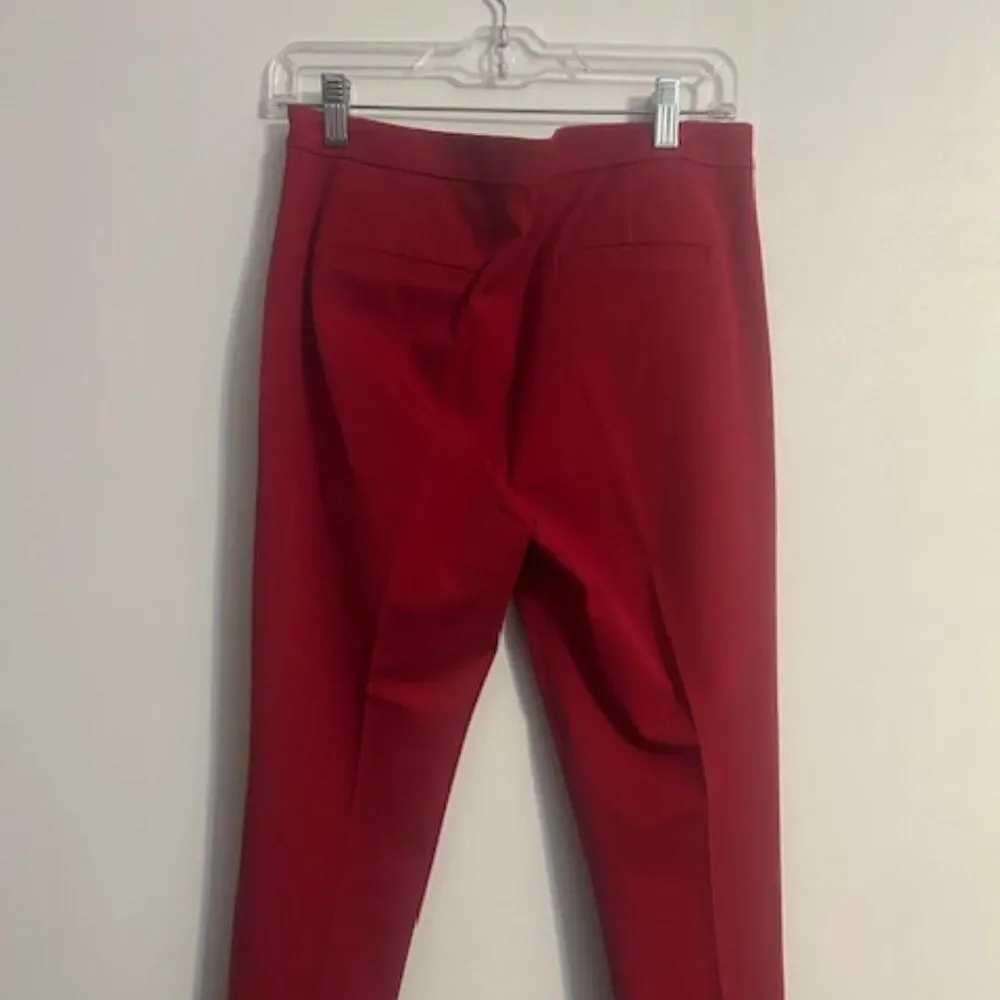 J. Crew Haute Pink ankle pants. size 8